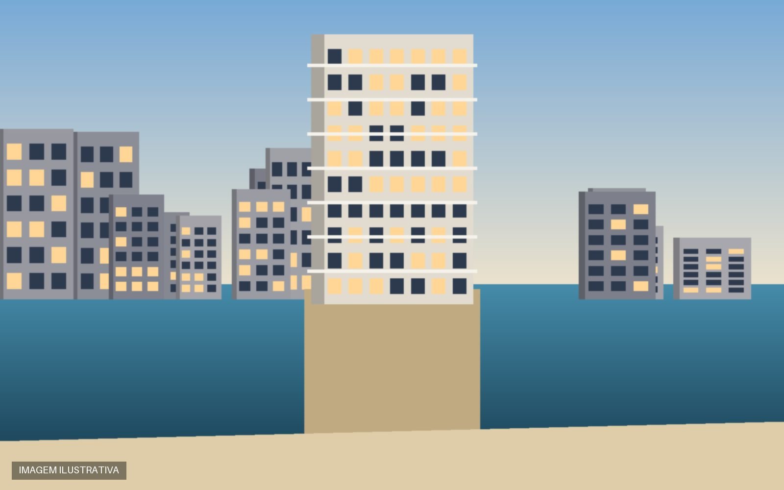 Apartamento Frente-Mar na Barra Sul